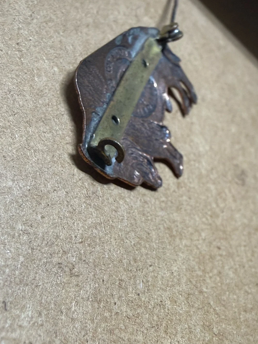 Vintage Buffalo Bill Lookout Mountain Colorado Buffalo Brooch Pin